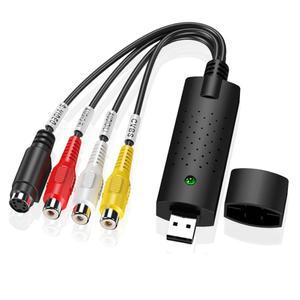 hdmi 캡쳐보드 비디오 캡처보드 Easy Cap USB 2.0 캡처 카드 4 채널 S 3RCA TV DVD VHS DVR 그래버 디스 노트북 PC 녹화 라이브 방송용