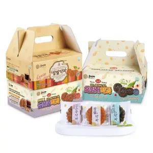 [NS홈쇼핑]25년 추석 호정가 약과 3종 세트 (찹쌀약과 1kgX1박스+우리밀 검은콩약과 1kgX1박..[35435231]
