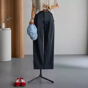 (안나앤모드) mannish 핀턱 배기 코튼 팬츠 [팬츠DXY28]