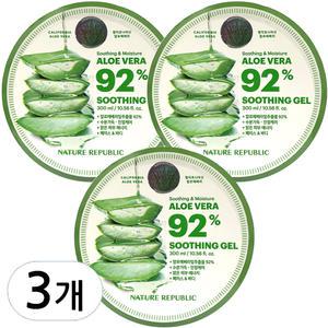 네이처리퍼블릭 알로에베라 수딩젤 300ml 3개(1.+1.+1.)