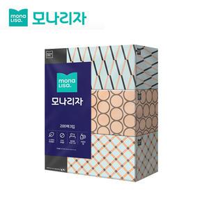 [오피스스쿨] 모나리자 각티슈 200매입 (3개묶음) 휴지 상자휴지