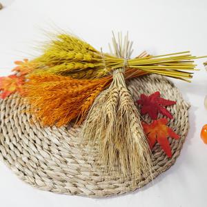 밀 보리 쌀 이삭 묶음, 가을 추수장식품,계절 디스플레이 소품, 매장 장식 인테리어 소품