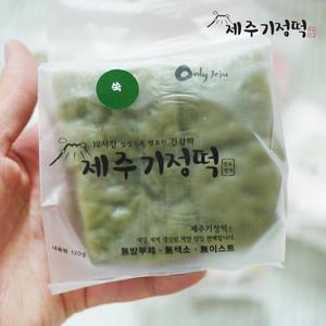 [바로배송][제주기정떡] 자연발효 건강떡 쑥(개별포장) 1.9kg / 총 64조각