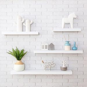 마켓리더 디자인 인테리어 벽걸이 무지주선반 100cm