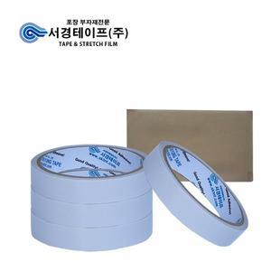 [서경테이프]일반 양면테이프 (18mm x 6M -130개입) 1box