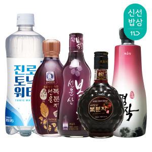 [품질보장]복분자기획세트/명작,내장산,흥진,선운/토닉600증정