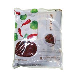 반찬단지 깻잎무침4k 1개