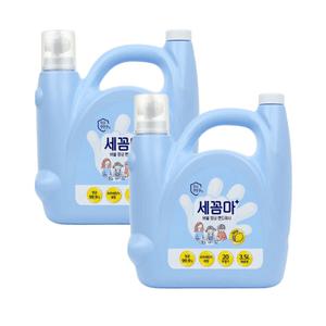 세꼼마 핸드워시 손세정제 대용량 리필 레몬향 3.5Lx2개
