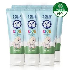 [유한양행] 닥터버들 키즈 어린이 치약 포도향 60g 6개입불소1 000ppm