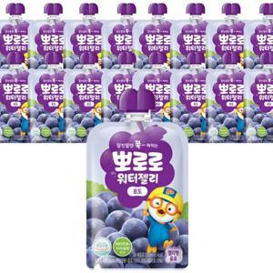 팔도 뽀로로 워터젤리 포도 120ml 40개