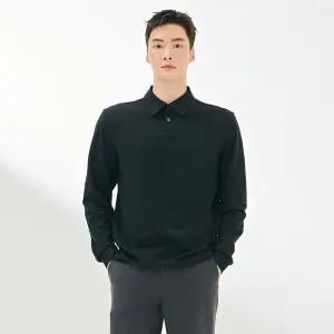 [체이스컬트] 남성 모던 카라 긴팔 티셔츠-DARK5122B03