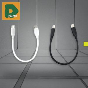 USB PD타입 CtoC 고속 데이터 충전 숏케이블 보조배터리 송수신 플러그 동영상 단선 연결 방지 고정 인식