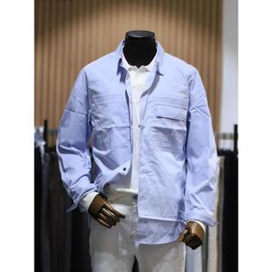 [갤러리아] BON S/S 스카이블루 포켓 디테일 오버핏 셔츠형 재킷 BN3MBA673