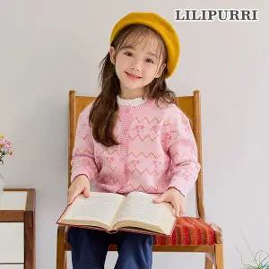 [보리보리/릴리푸리]릴리푸리 플라워가든니트가디건(핑크)