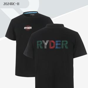 라이더 RYDER 2024RC-11코튼라이크 남성/여성 반팔티셔츠 배드민턴 복 탁구 스쿼시 스포츠의류 2024RC-11