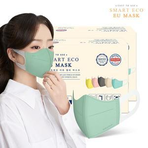 [스마트에코] 이유 성인용 민트 100매 새부리형 마스크