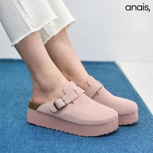 [아나이스] 스웨이드 통굽 블로퍼 5cm_24FW122 [무료배송]