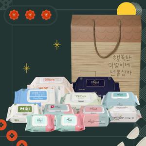 미엘물티슈 기프트 컬렉션 명절 선물세트 행복한 미엘이네 선물상자