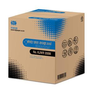 세이테크 화이트 와이퍼타올 롤형 KJWR-200 1겹 200m 산업용 기계유지보수 부직포 식품 제조 가공