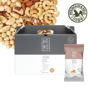 [산과들에] 총 60봉 하루견과 30봉 선물세트 x 2개 / 순수누리 견과 견과류 간식