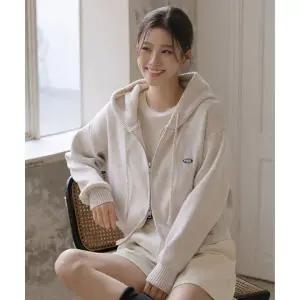 FRENCHCHIC (후드ver.)코스에그 자수 투웨이 니트집업 후드가디건 12229265 377096