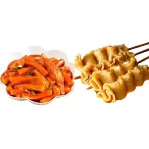 올스탠다드 꼬치어묵, 8개입, 2개 + 떡볶이, 520g,