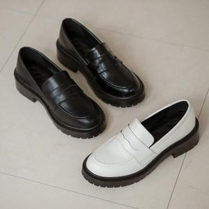 SOVO 헬렌 플랫폼 페니로퍼 5cm