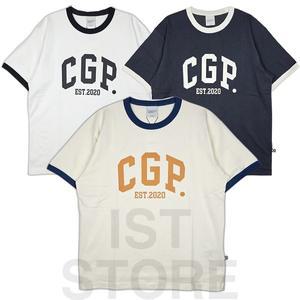 [코드그라피] 티셔츠 IST 공용 CGP 아치 로고 링거 반소매 티셔츠 CBEUUTS106