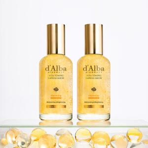 [달바/미백케어][2개] 비타 토닝 캡슐 세럼 100ml(2개)
