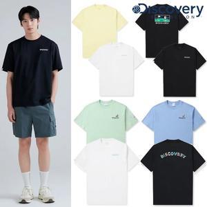 [디스커버리](강남점)[정상가 69000원] 디스커버리 남/여 공용 여름 반팔 티셔츠 DXRS5Q043 4종 택1