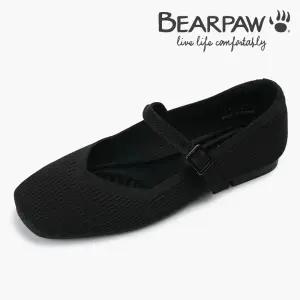 [롯데백화점]베어파우 [여성] ORLA 올라 BEARPAW 블랙 버클 메리제인 플랫슈즈 K2861001RA-W