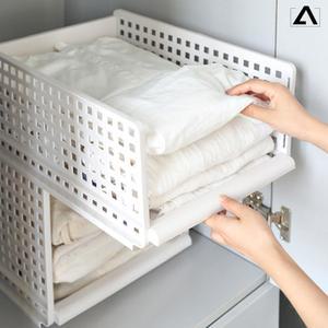 옷 정리 수납함 슬라이딩 의류 정리함 붙박이장 서랍식 칸막이 서랍장 플라스틱서랍장