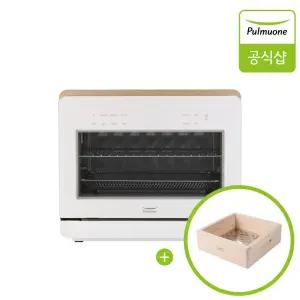 [전용 편백찜기 제공]풀무원 스팀쿡 마스터 듀얼스팀오븐 에어프라이어 20L AV20D11W (화이트&우드)