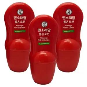 맨소래담로션 롤온 핫 50ml 바르는 파스 3개 (WFHTBS0)