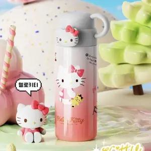 산리오 헬로키티 컵 스텐 텀블러 460ml (WFHTCWT)