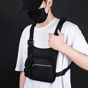 배달가방 오토바이 퀵 라이더 체스트백 배달조끼-WFHKBUI