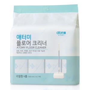 애터미 플로어 크리너 리필 4개 교체용 강력한 접착력 먼지 청소