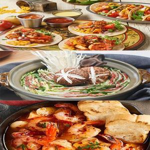 Fresh 밀키트 집들이음식 파티음식 인기세트 3종 (멕시칸타코파티팩+밀푀유나베+감바스알아히요)