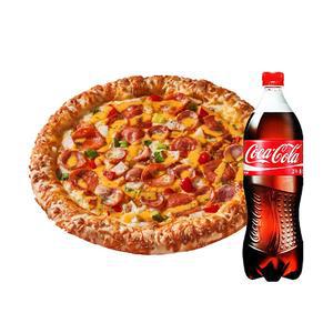[빽보이피자] 슈퍼빽보이 피자L + 코카콜라 1.25L