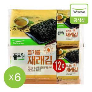 풀무원 들기름 재래김(5gx12입) x 6개