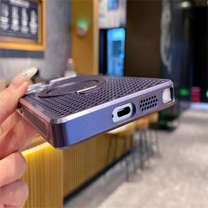 갤럭시 S25 S24 S23 FE S22 플러스 울트라 맥세이프 무선 충전 스탠드 거치대 커버, 럭셔리 방열 매트 케이스
