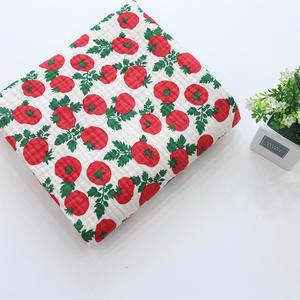 거즈원단 체크원단 요루 양면 사중거즈 토마토 나라 C0