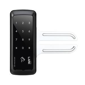 링크 LG-300S 번호키 유리문도어락 양문형도어락 날개형 카드키4개