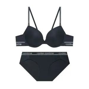 [국내매장판] 코데즈컴바인 INNERWEAR 베이직 라인포인트 에어로쿨 브라 햄팬티세트_딥챠콜 CEWRP381DGY 11