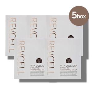 리브이셀 비타 콜라겐 퍼밍 랩핑 마스크 5매 X 5박스