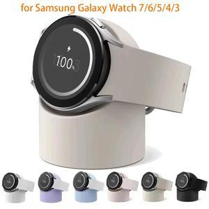 삼성 갤럭시 시계 7 용 충전기 스탠드 40 44 46mm 3 4 5Pro 6 실리콘 45 베이스