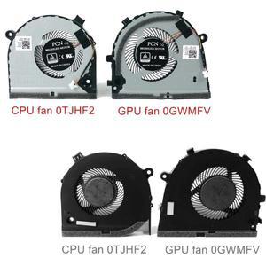 Dell Inspiron 게임 G3-3579 3779 G5 5587 쿨러 0TJHF2 0GWMFV DFS의  노트북 CPU GPU 냉각 팬 481105 F20T