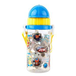 고품질 헬로카봇15 스트랩 빨대보틀 350ml 휴대용물병 빨대물병 빨대물통 (WFGSTMW)