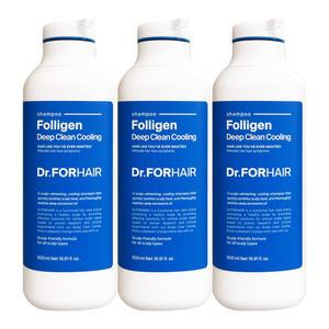 닥터포헤어 폴리젠 딥 클린 쿨링 샴푸 500ml 3개 / 써클