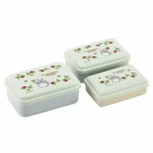 토토로 산딸기 사각 보존 용기 3P 세트 (WFGIYE7)